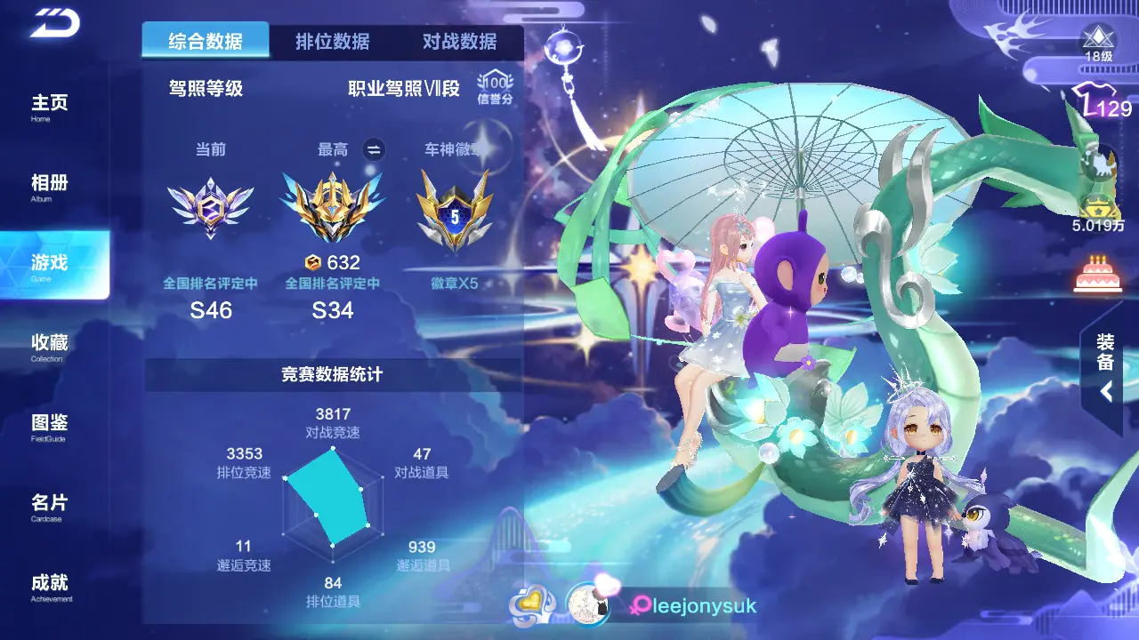FCSLC31602QQ飞车手游账号详情图3