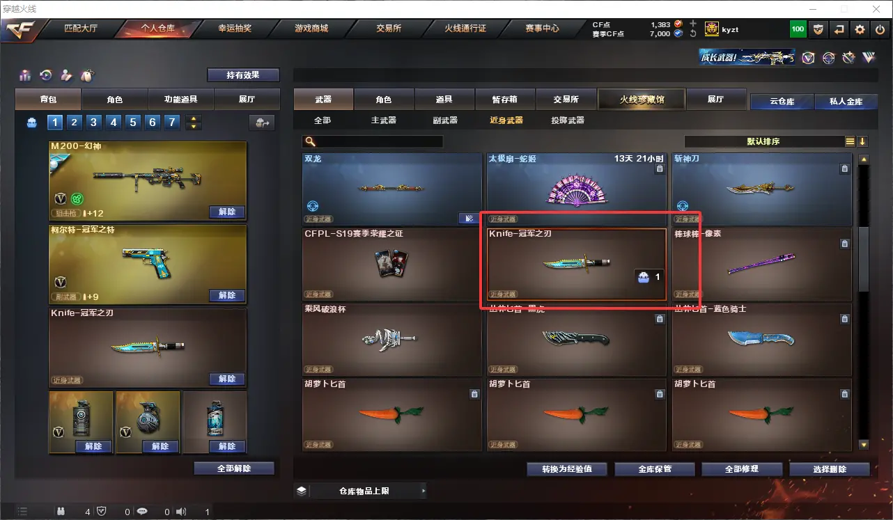 CFLC312207穿越火线账号详情图9 CFLC312207穿越火线账号详情图9