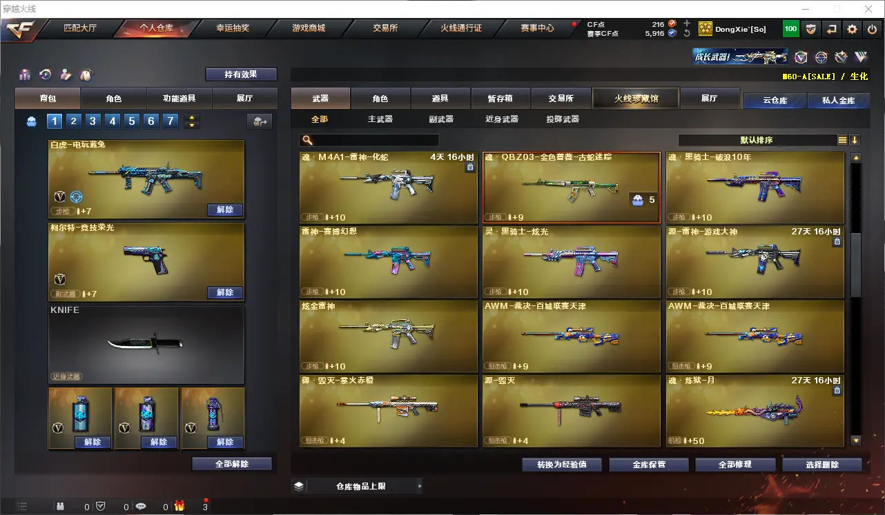 CFLC313438穿越火线账号详情图7 CFLC313438穿越火线账号详情图7
