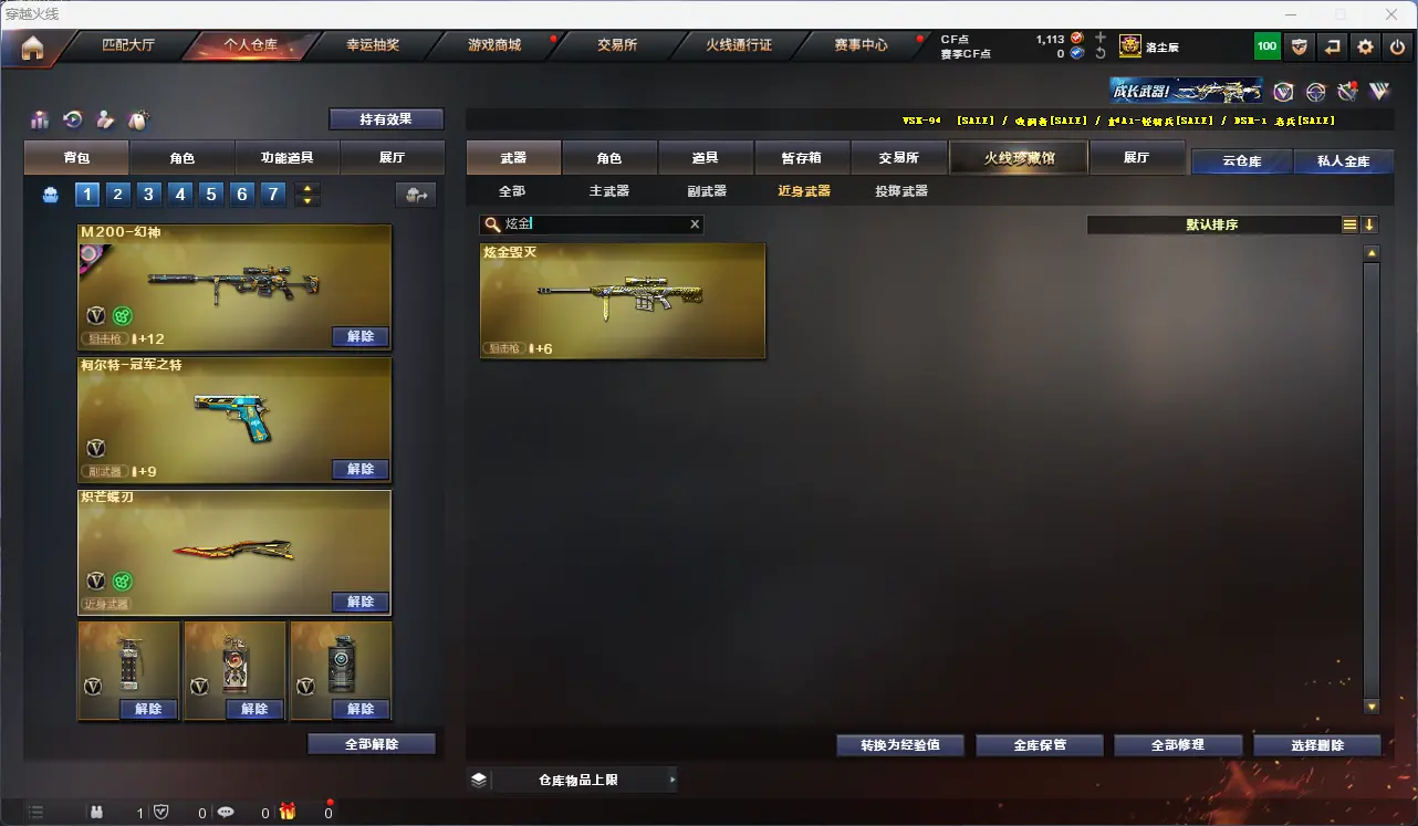 CFLC316046穿越火线账号详情图21 CFLC316046穿越火线账号详情图21