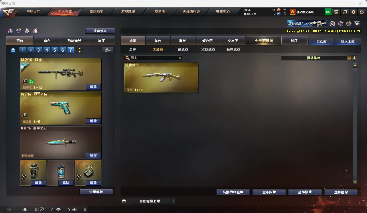 CFLC317514穿越火线账号详情图9 CFLC317514穿越火线账号详情图9