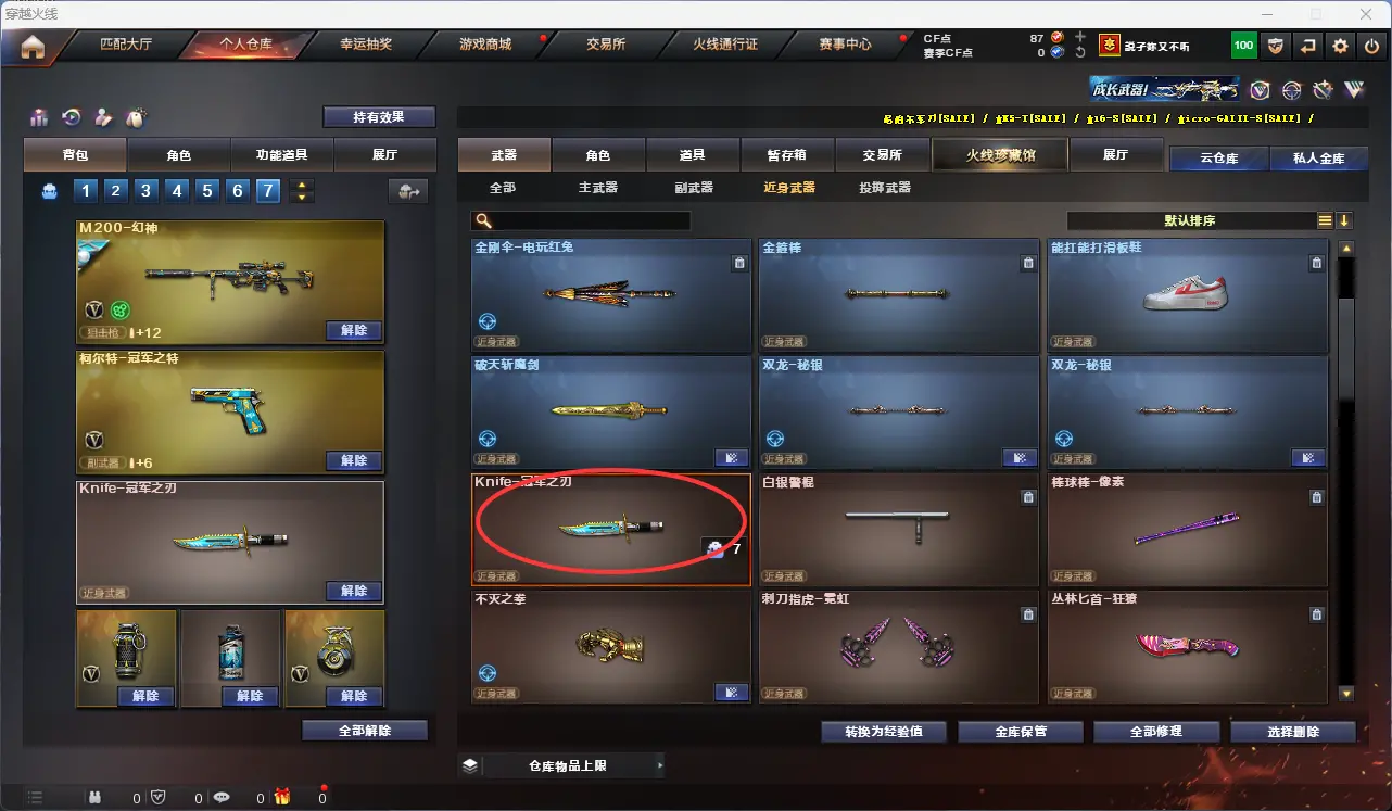 CFLC317514穿越火线账号详情图7 CFLC317514穿越火线账号详情图7