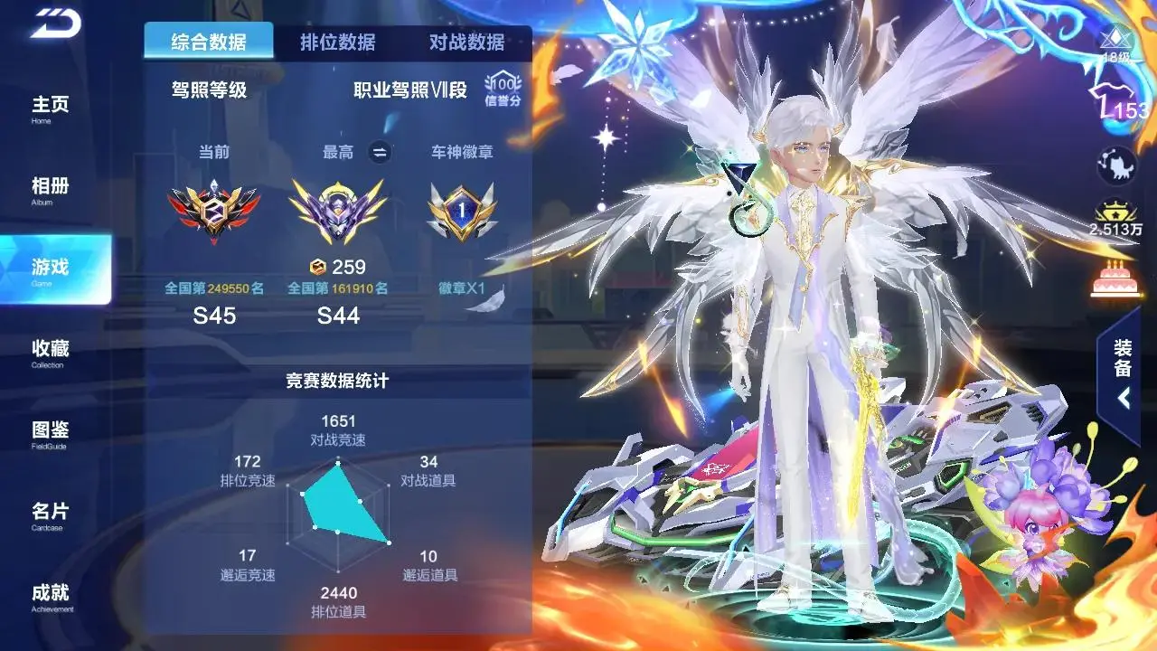 FCSLC33272QQ飞车手游账号详情图5