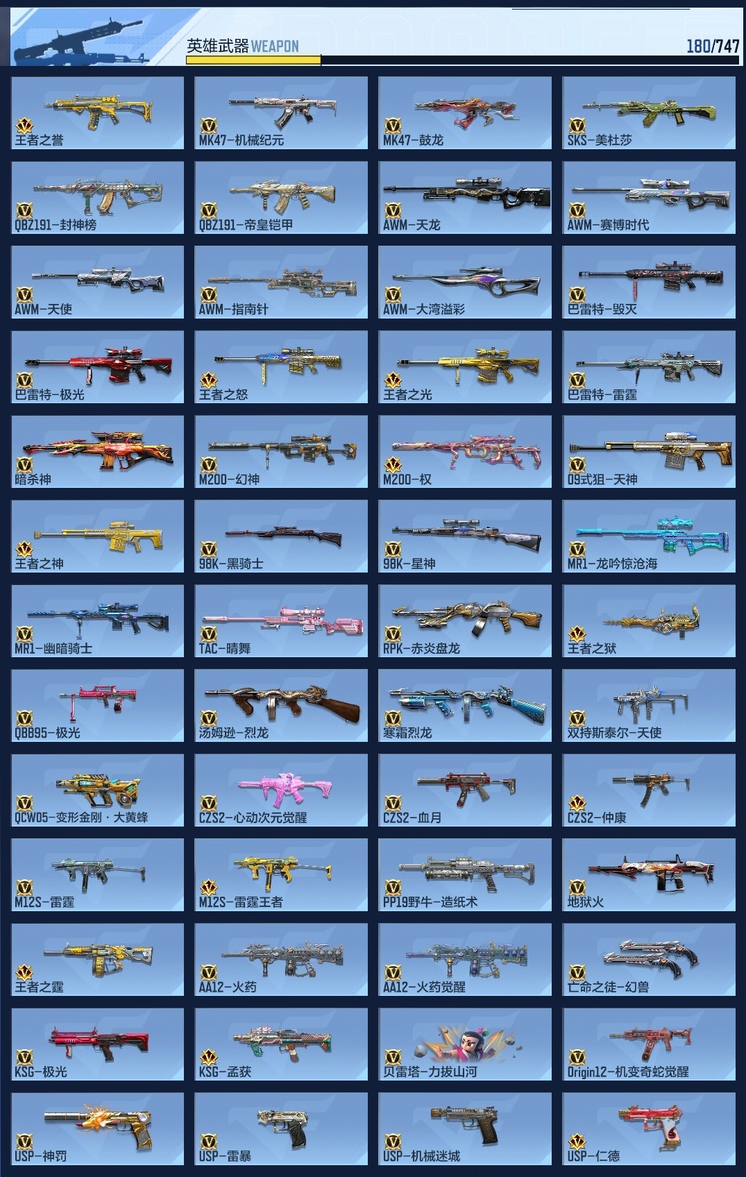 CFMLC368725枪战王者账号详情图15 CFMLC368725枪战王者账号详情图15