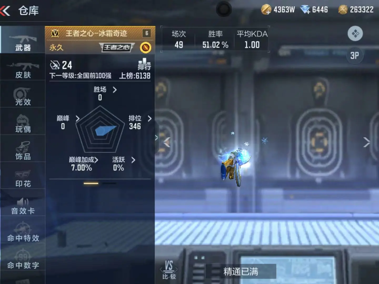 CFMWQ323425枪战王者账号详情图10 CFMWQ323425枪战王者账号详情图10