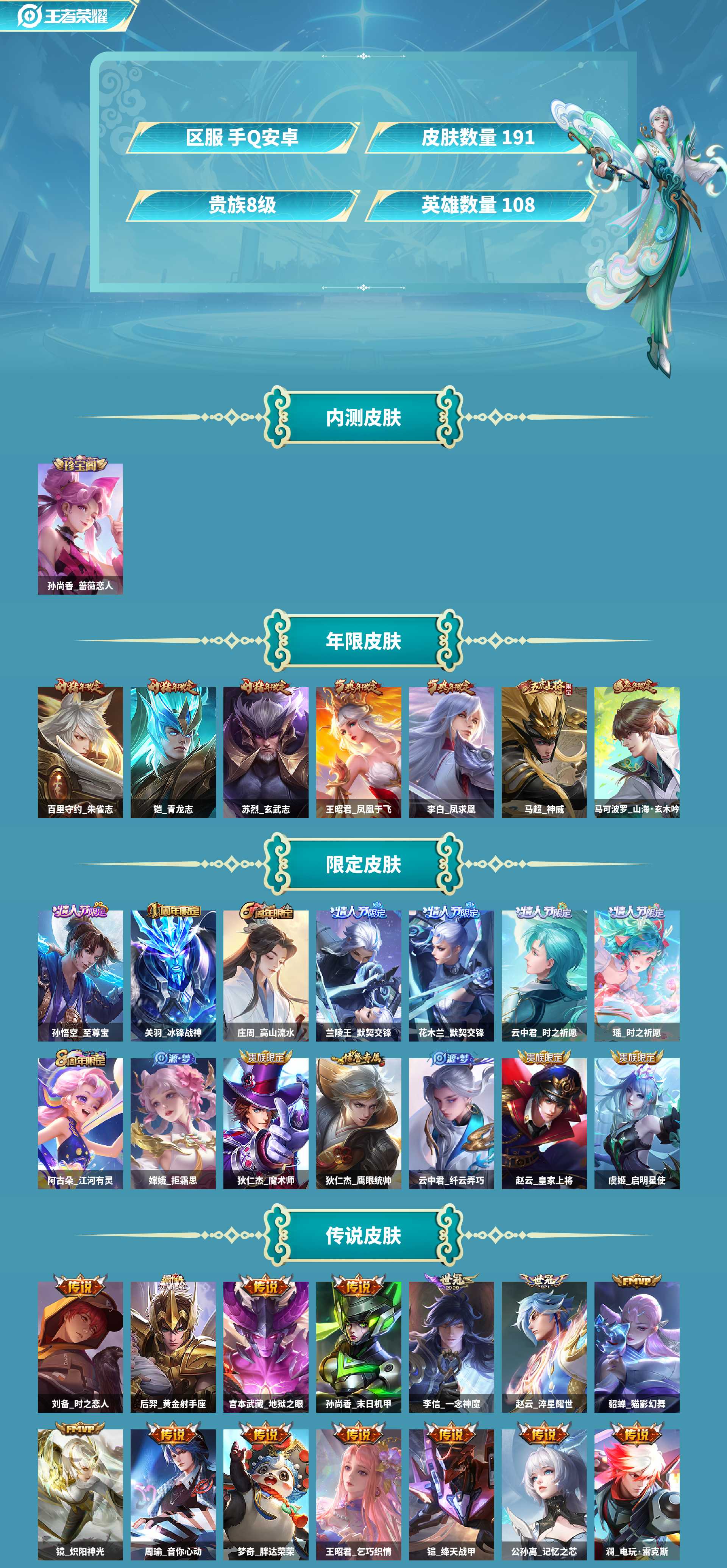 WZCMW420423王者荣耀账号详情图2