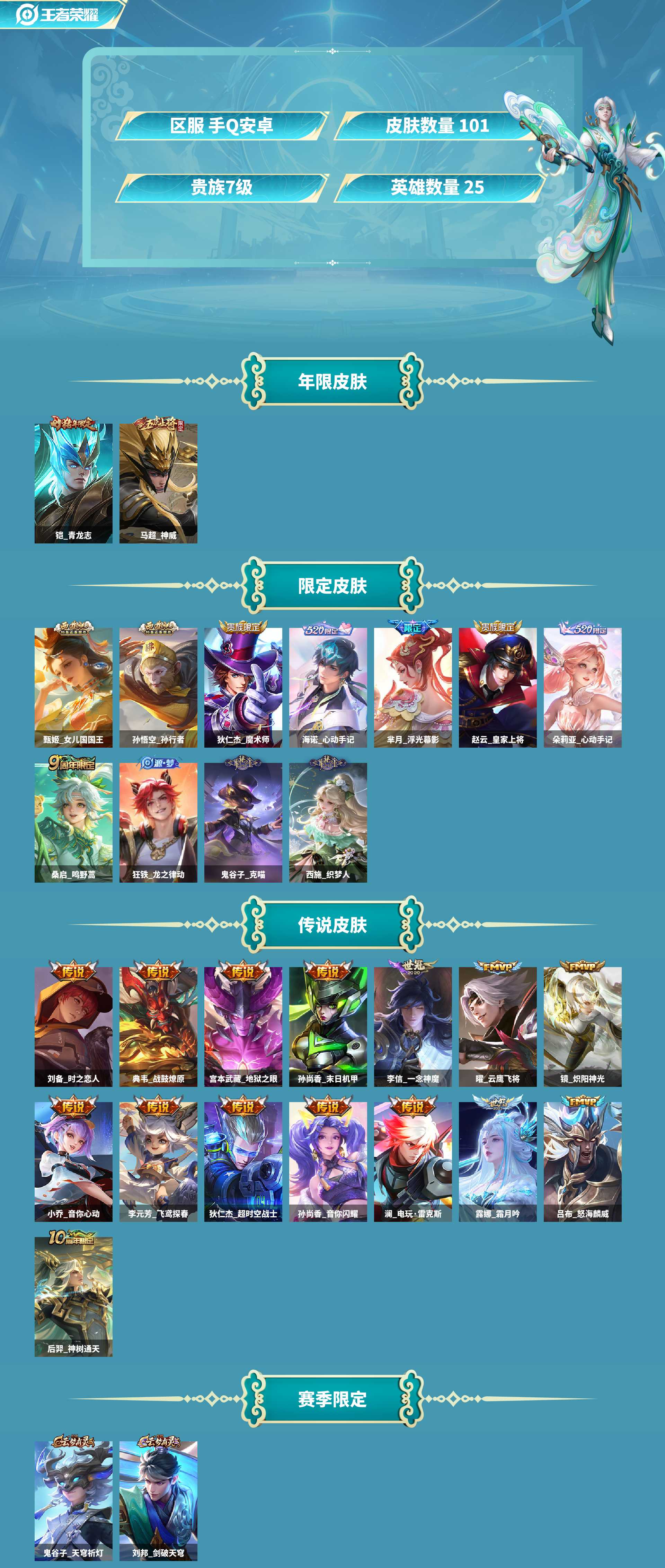 WZCMW420450王者荣耀账号详情图2