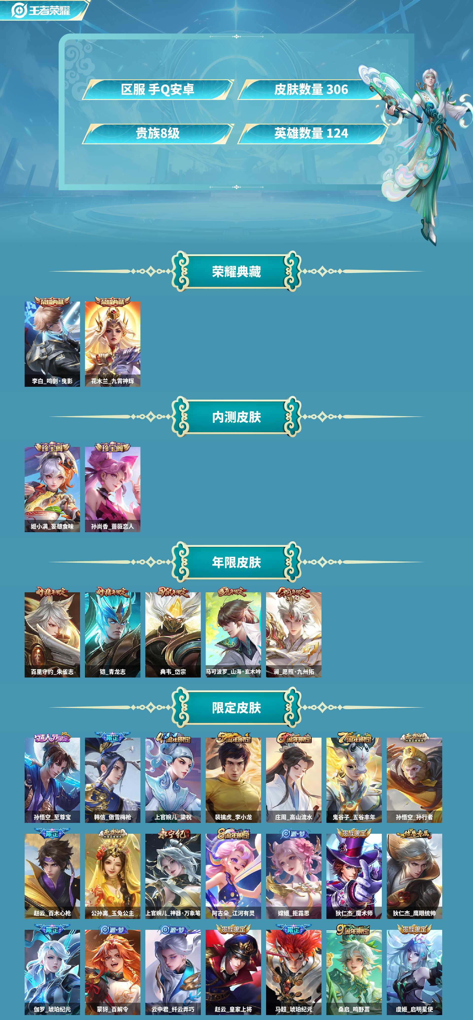 WZCMW420607王者荣耀账号详情图2