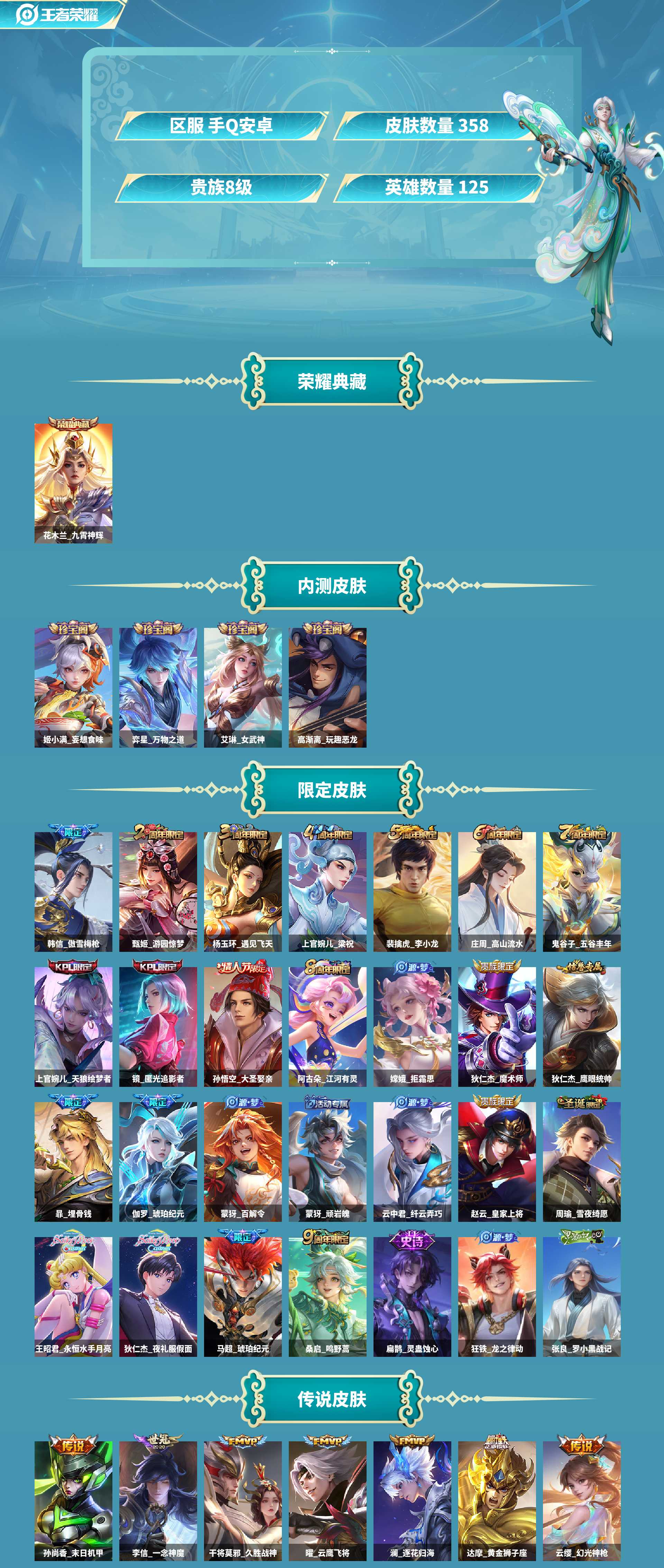 WZCMW420833王者荣耀账号详情图2