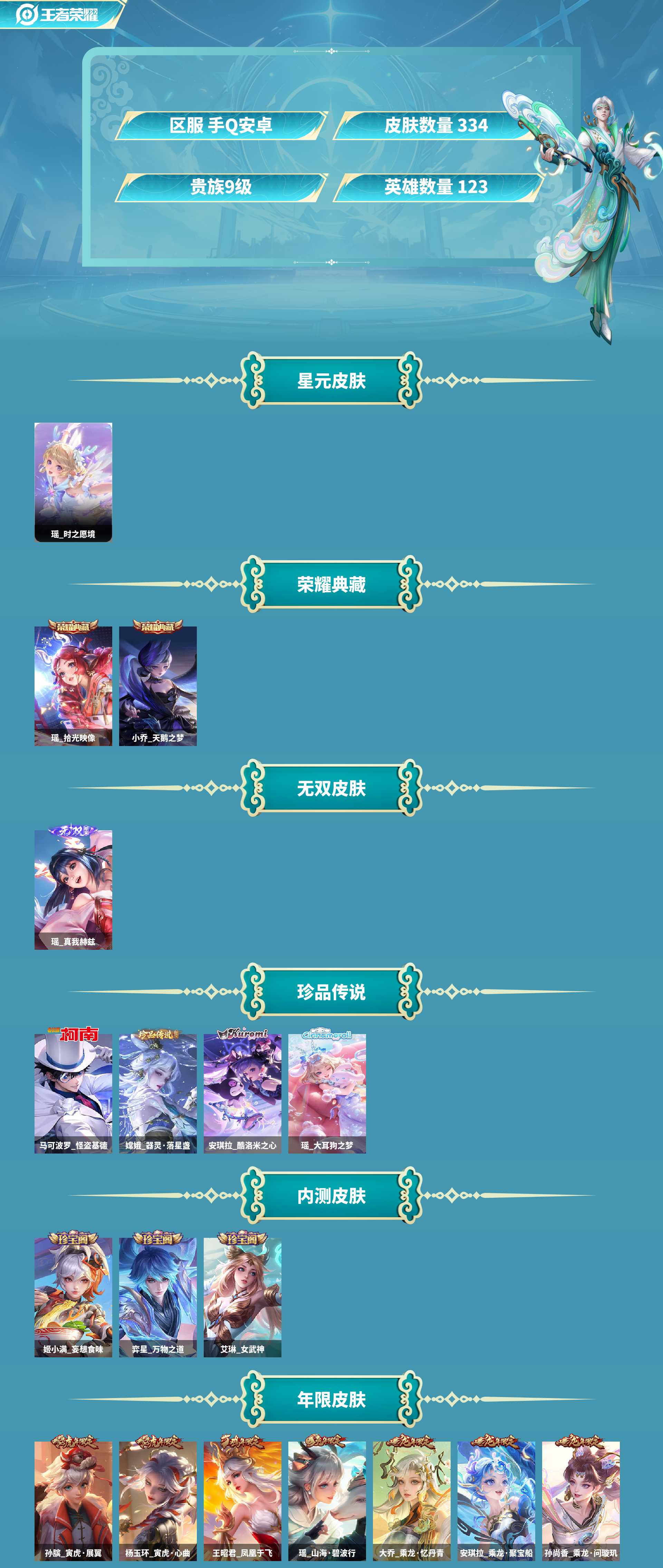 WZCMW420907王者荣耀账号详情图2