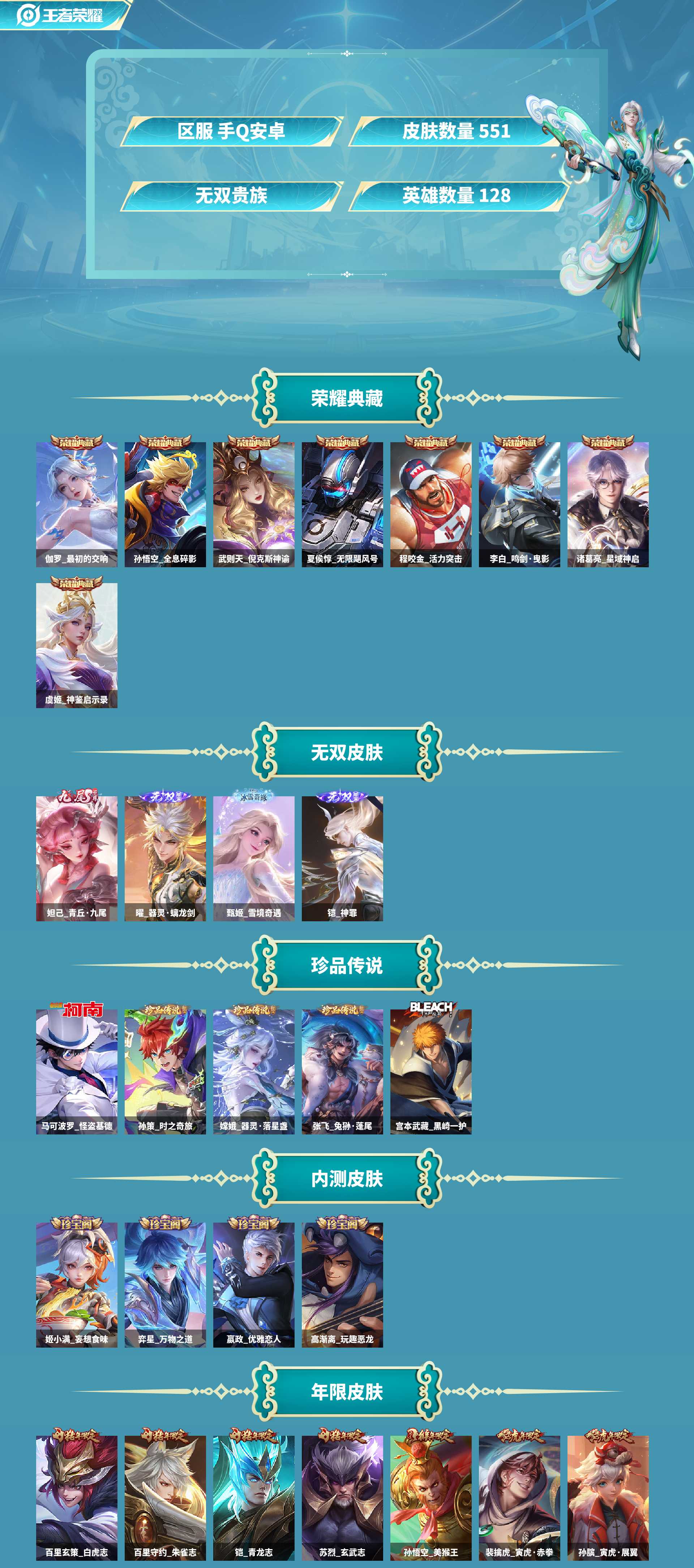 WZCMW421015王者荣耀账号详情图3