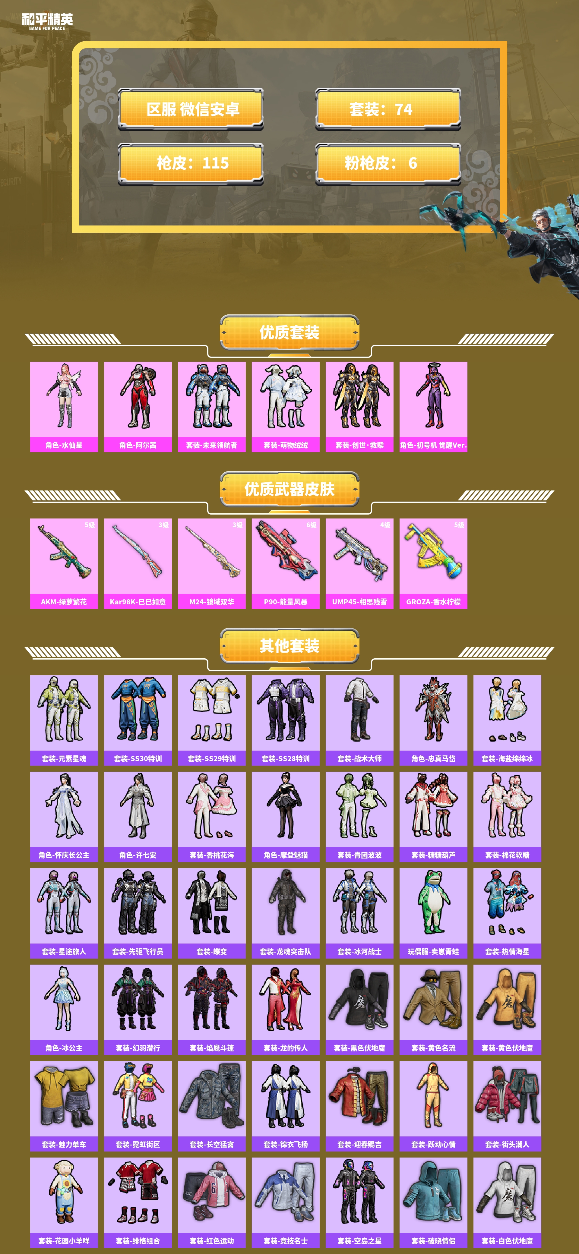 HPCMW452361和平精英账号详情图3