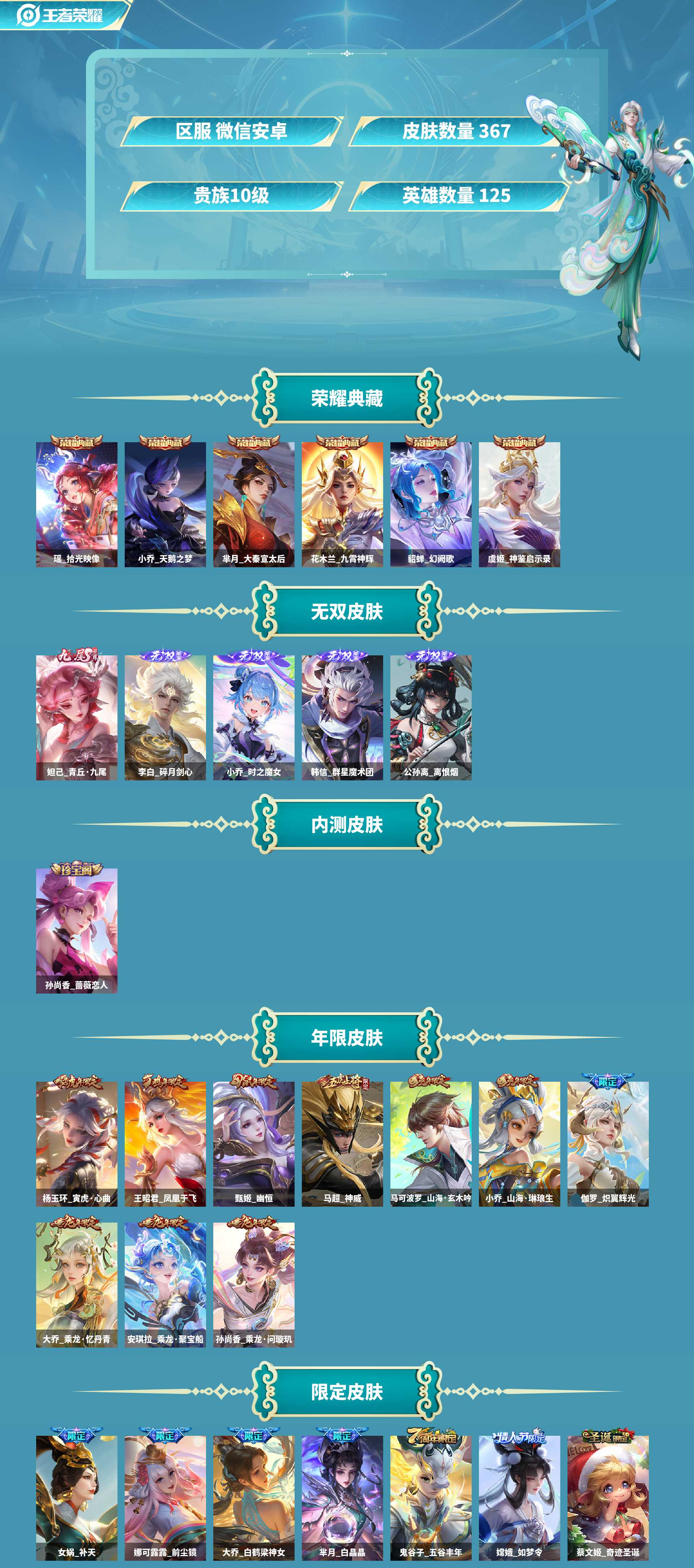 WZCMW4128336王者荣耀账号详情图4