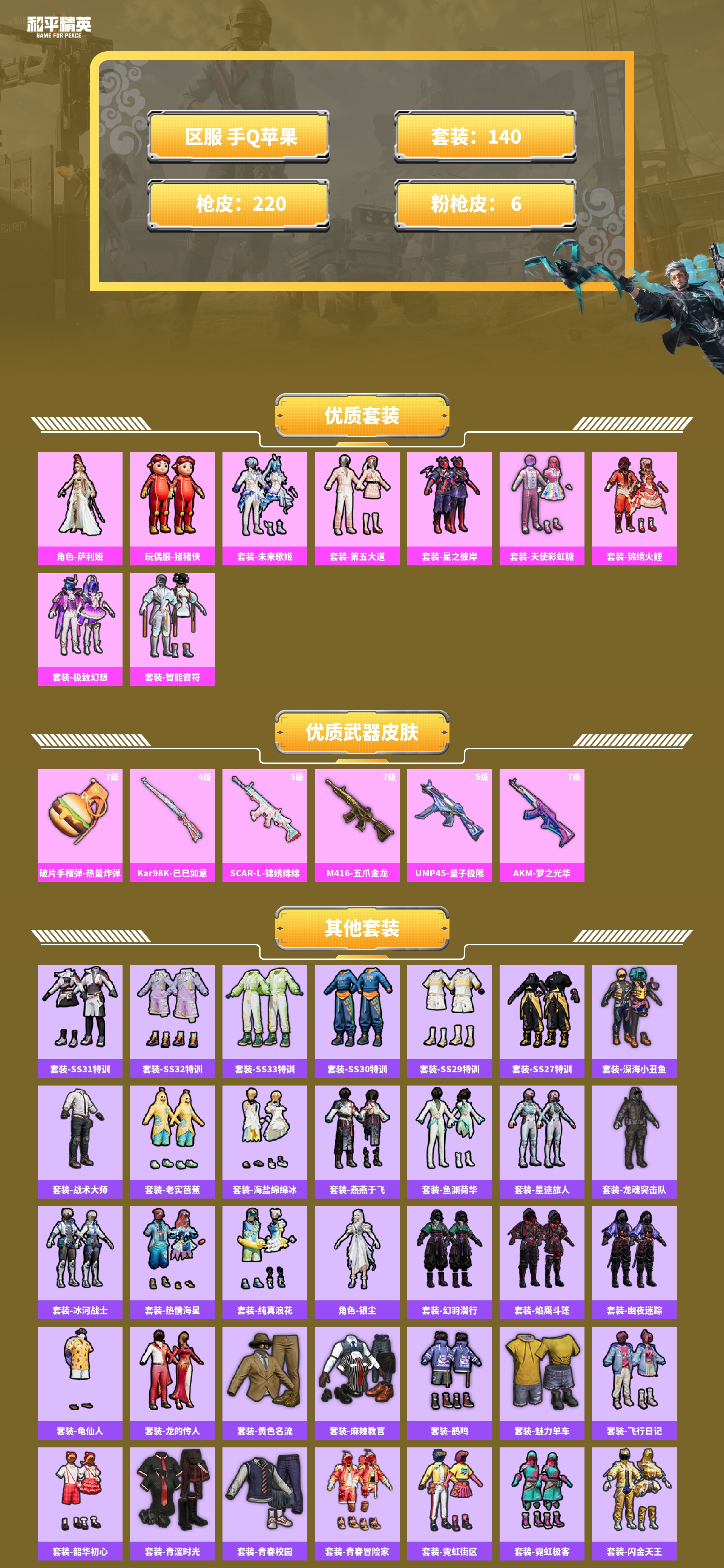 HPCMW467199和平精英账号详情图2