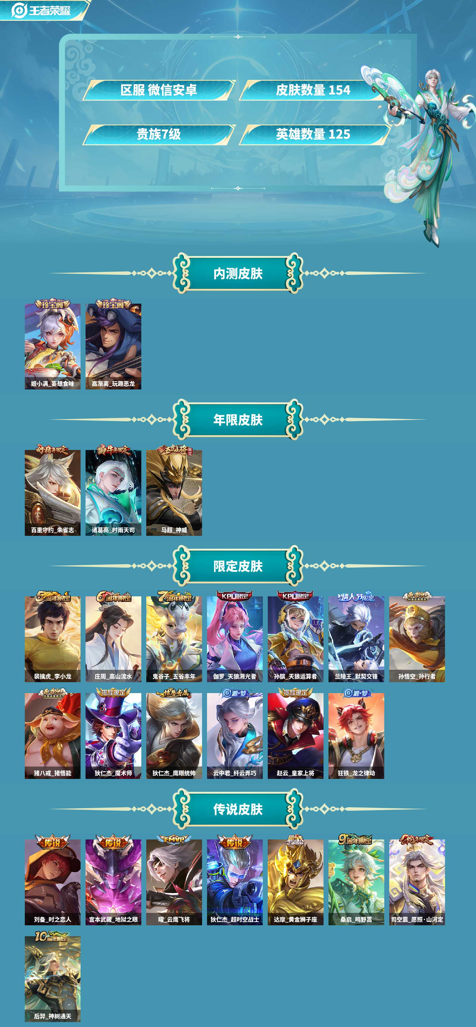 WZCMW4155943王者荣耀账号详情图2