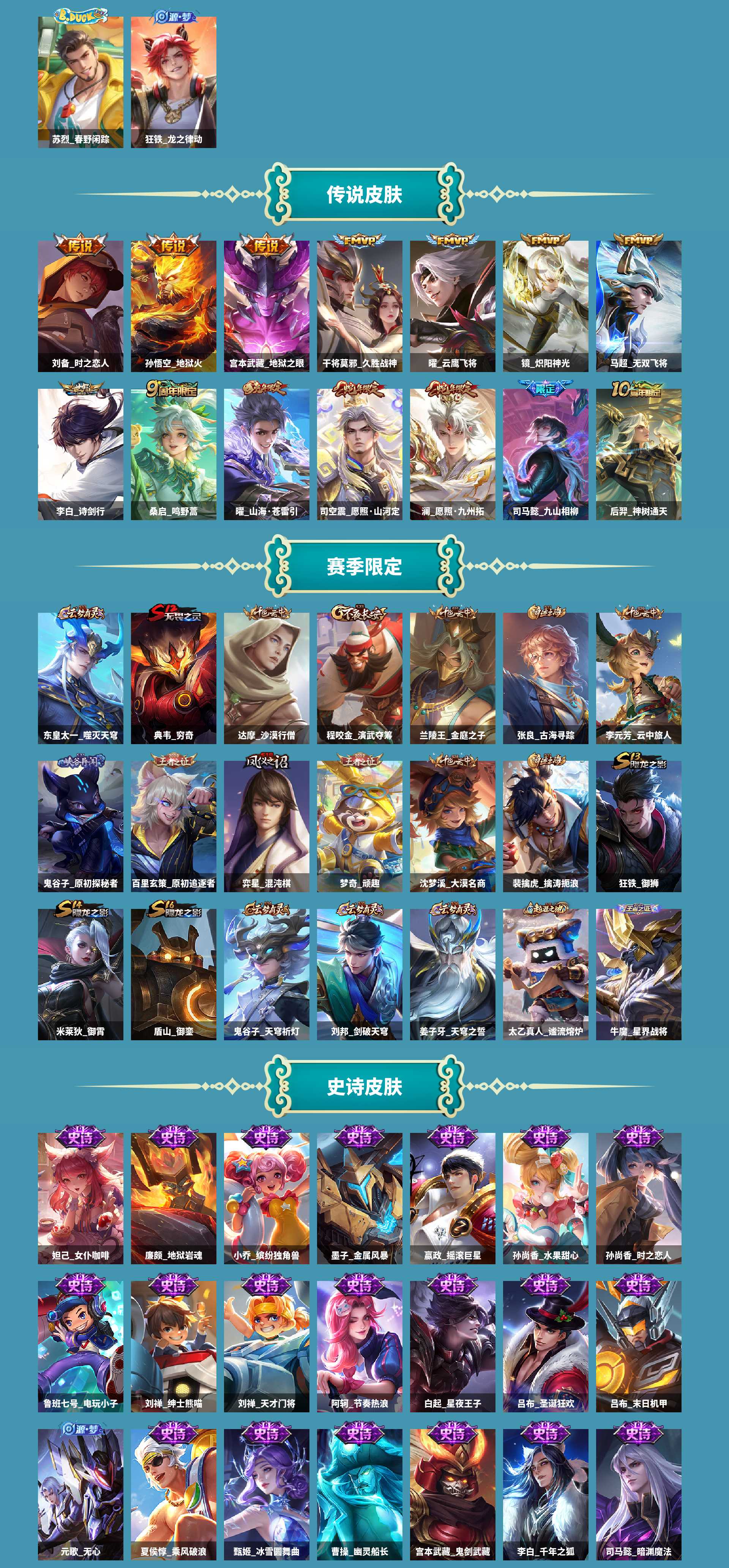 WZLX4332316王者荣耀账号详情图2