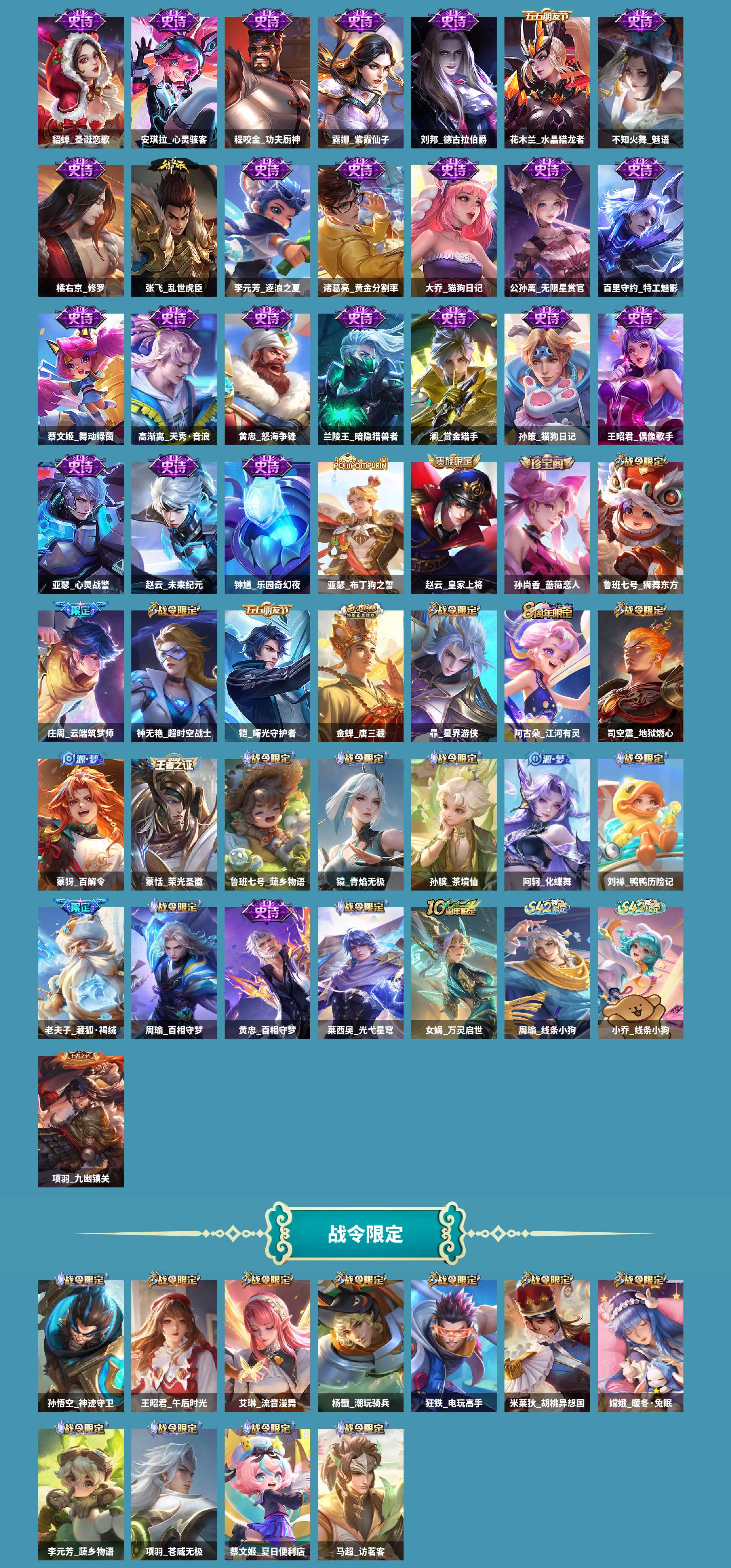 WZLX4332316王者荣耀账号详情图3