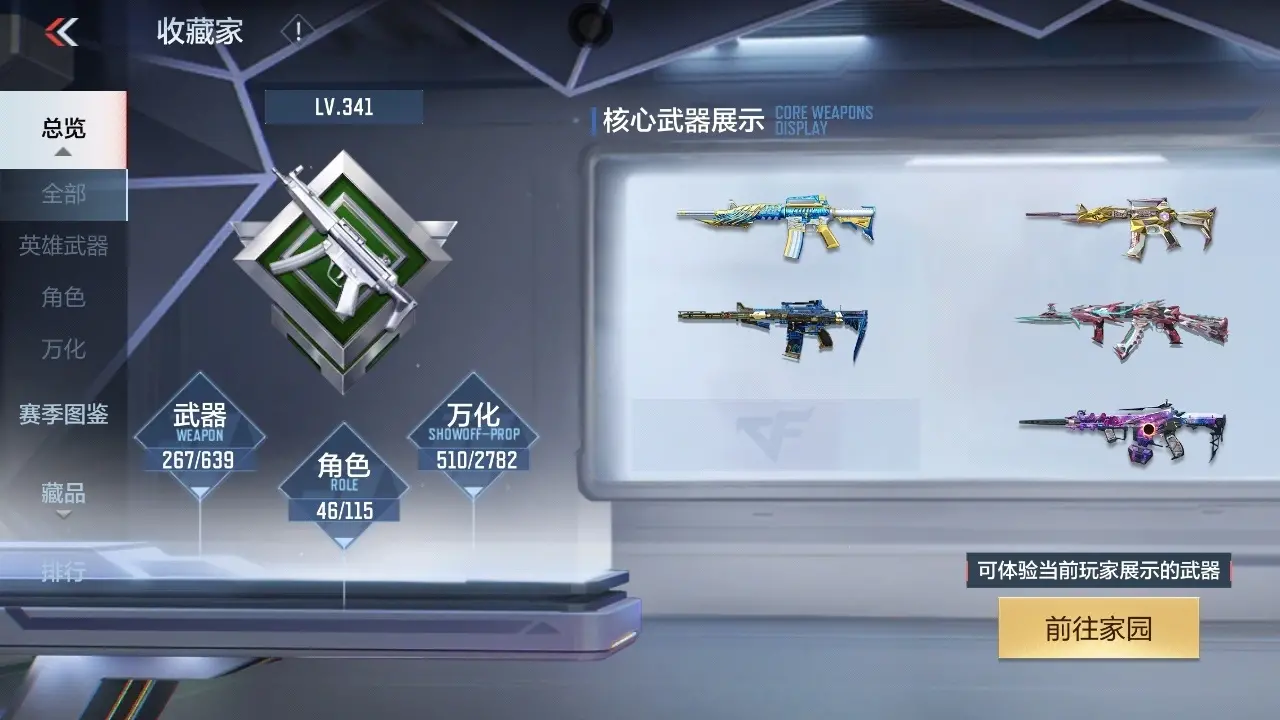 BZ605148 【605148】V王者角色数：46 王者V武器数量：30 英雄武器数量：237 万化数量：510