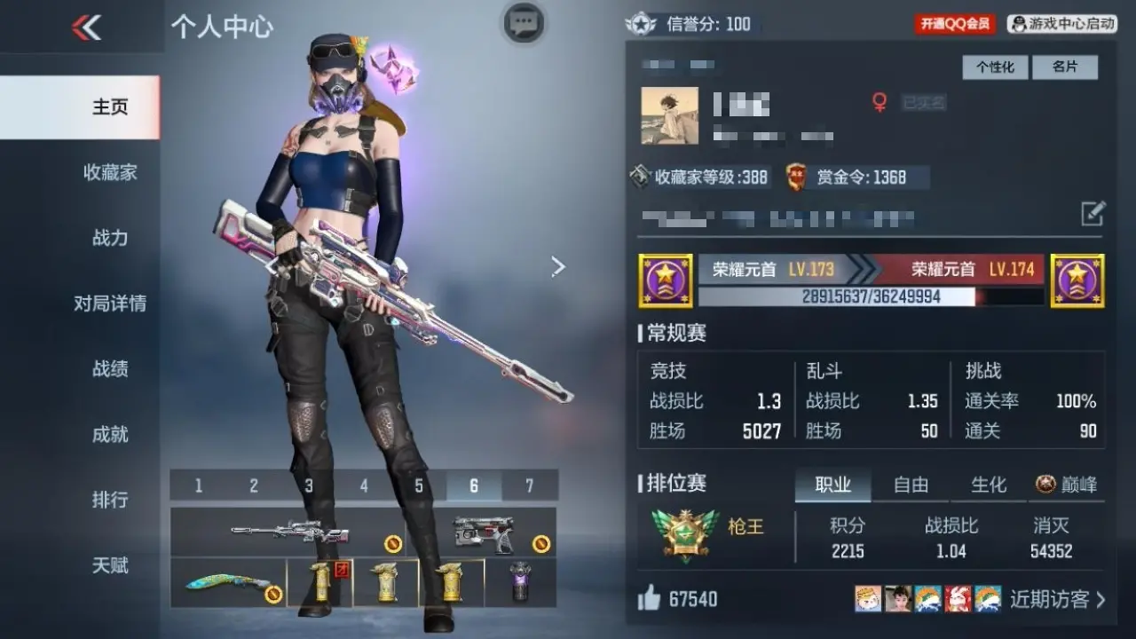 BZ610639 【10至尊-多王者带皮-7套王雷-多三国】 V王者角色数55 王者V武器数量43 万化数量532 VIP等级【文本】VIP9级 【精英】 【是】