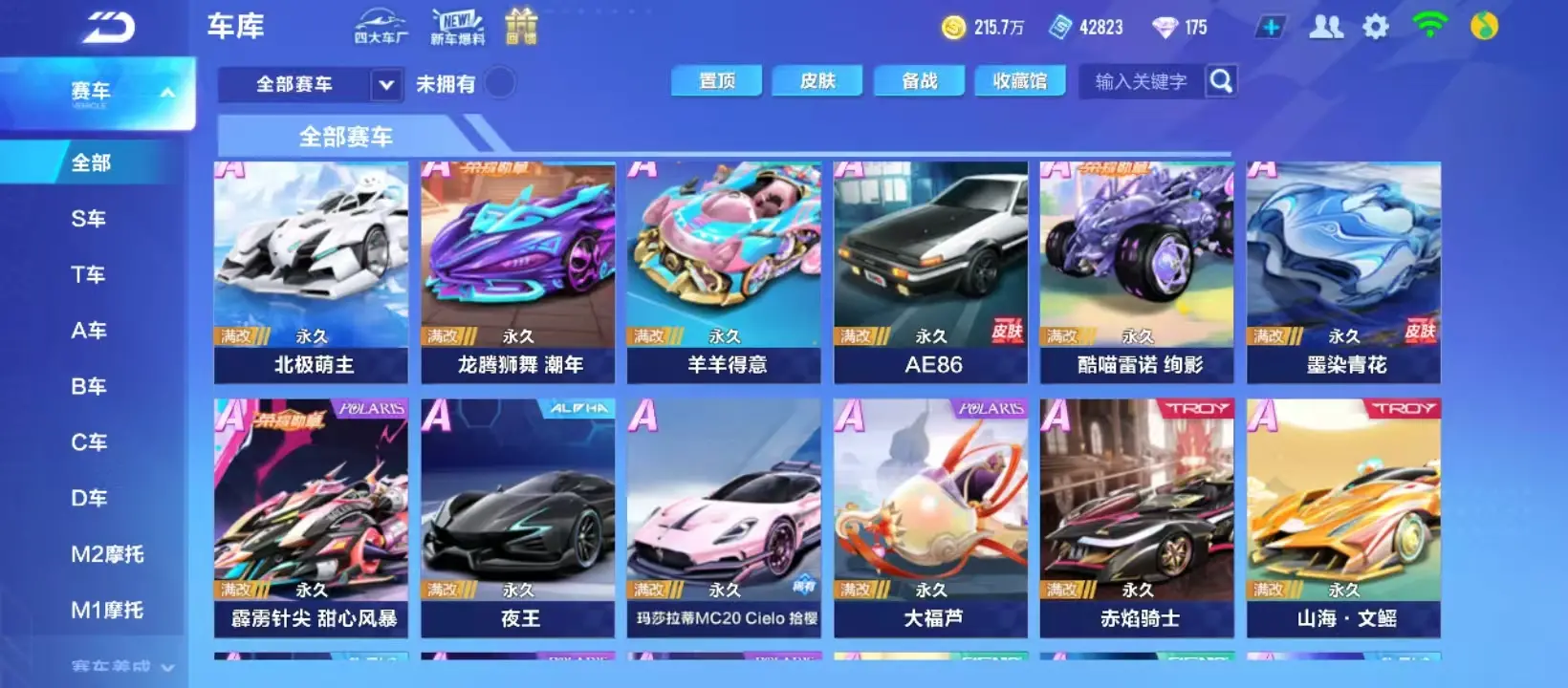 FCSZJY32908QQ飞车手游账号详情图13