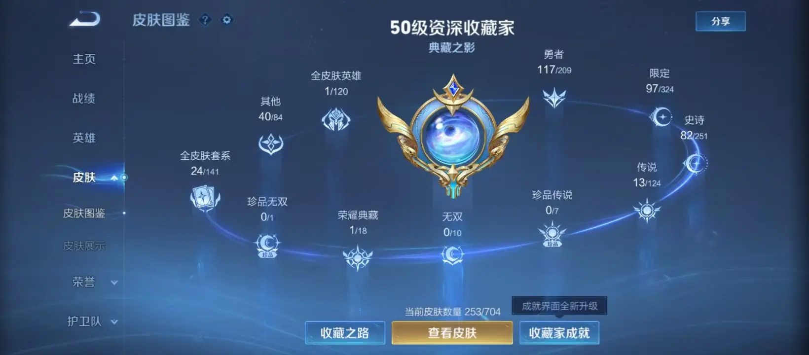 BZ610652 【连体王者V8-250皮-小乔典藏-13传说-1390点卷-天道超-6千金币-幻月96片-猿飞日斩74片-须佐能乎鼬41片】 战力11061032 S忍者数量30 A忍者数量56 