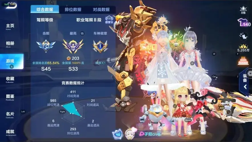 FCSZJY33221QQ飞车手游账号详情图4 FCSZJY33221QQ飞车手游账号详情图4