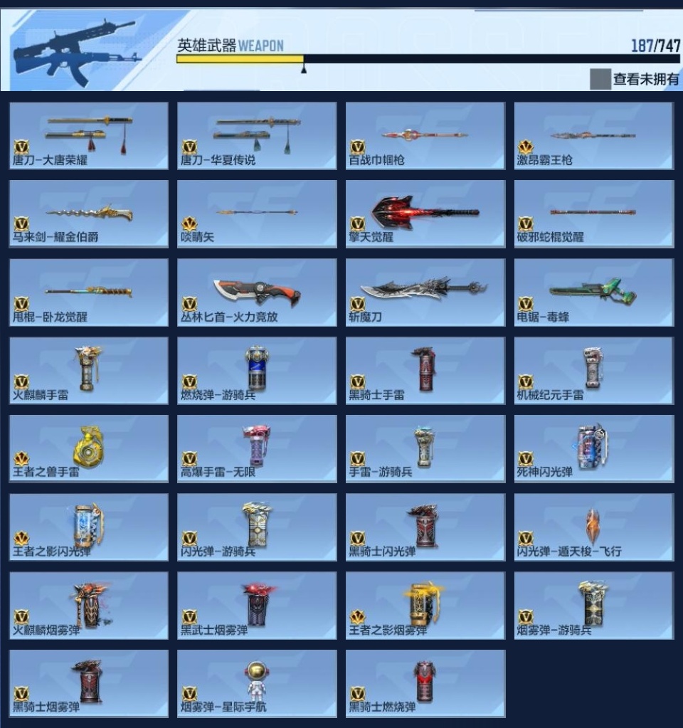 CFMZJY367922枪战王者账号详情图10 CFMZJY367922枪战王者账号详情图10