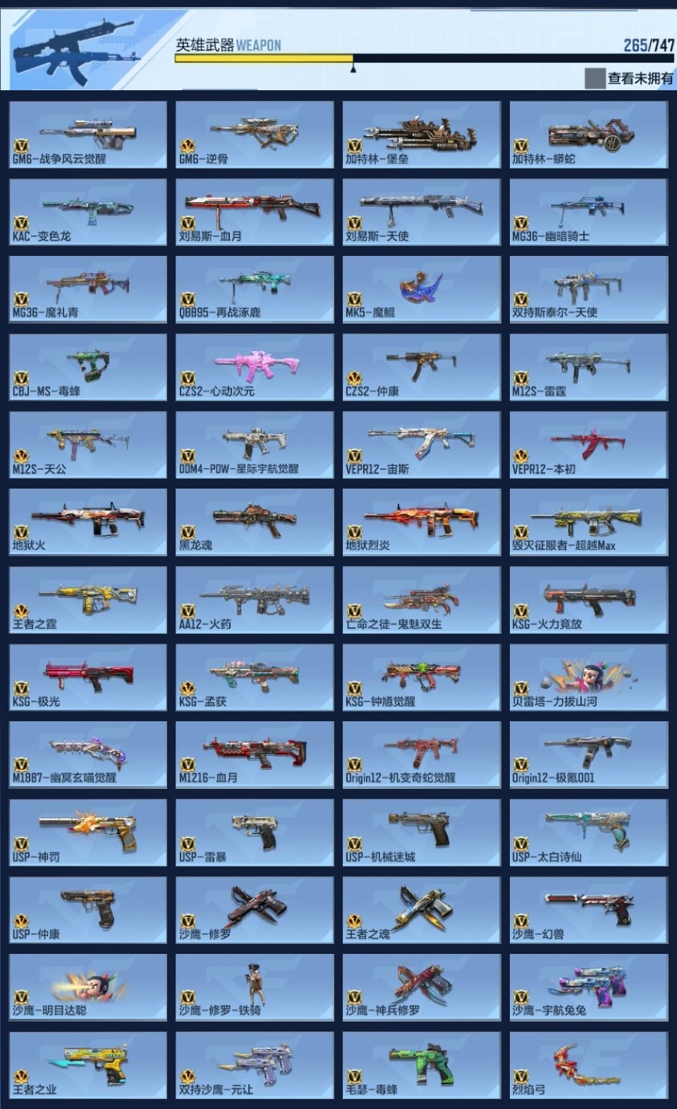 CFMZJY45077枪战王者账号详情图9