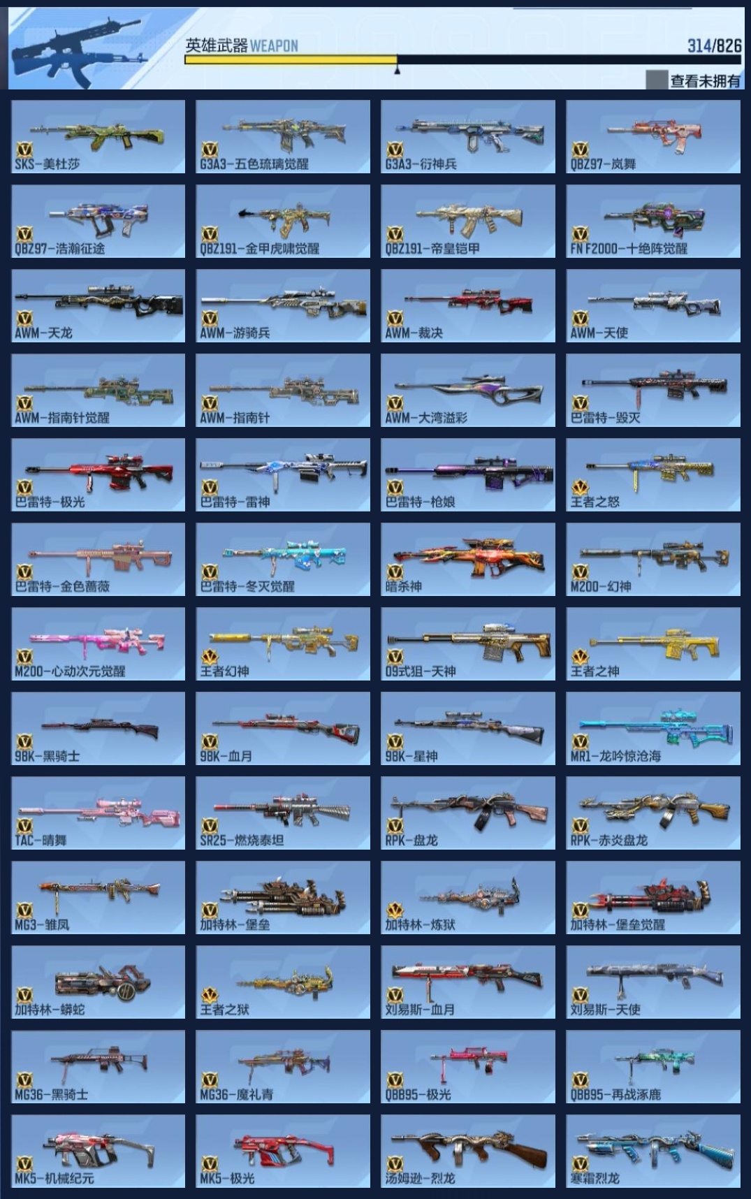 CFMZJY47106枪战王者账号详情图8