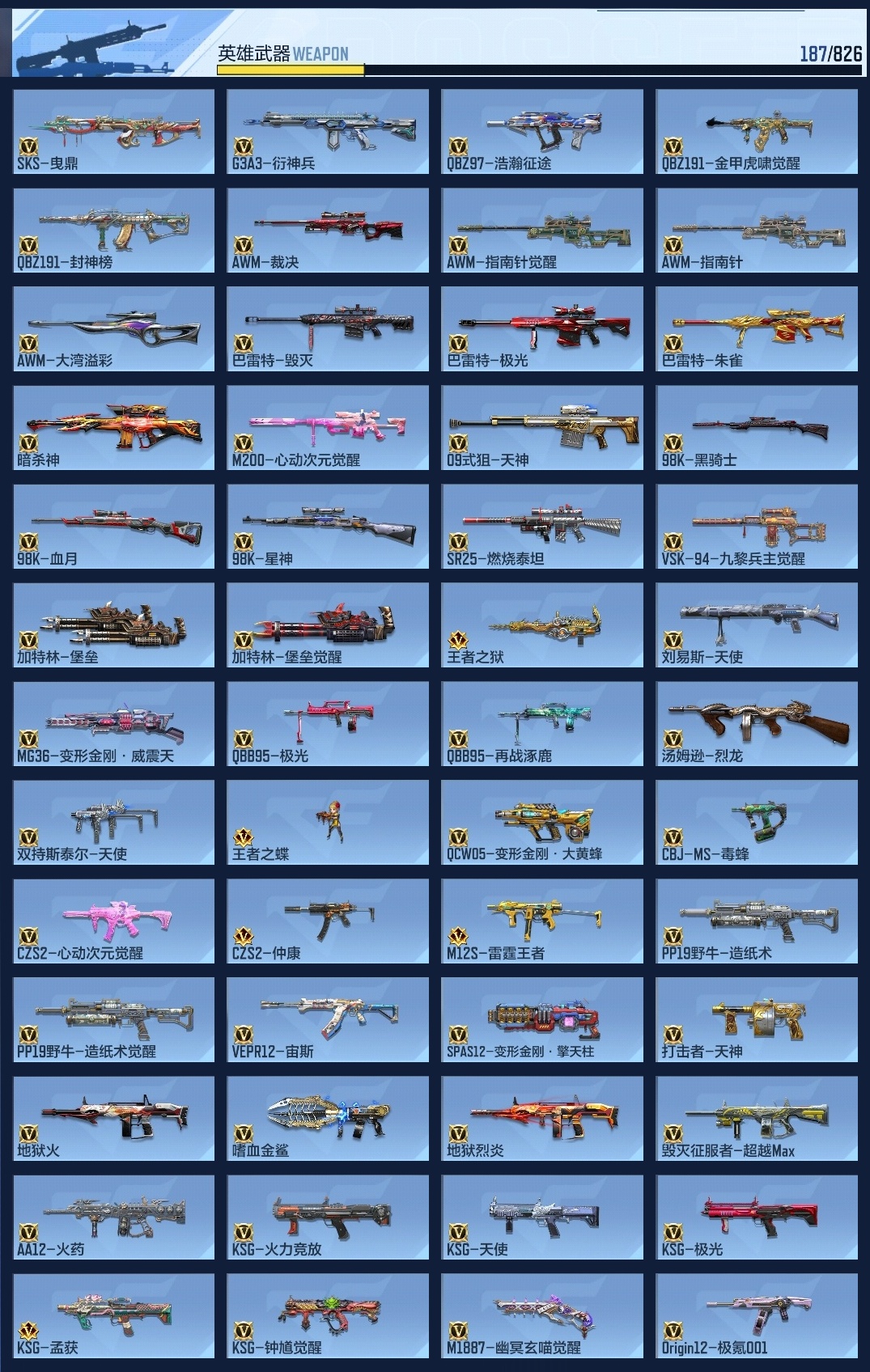 CFMZJY47318枪战王者账号详情图15