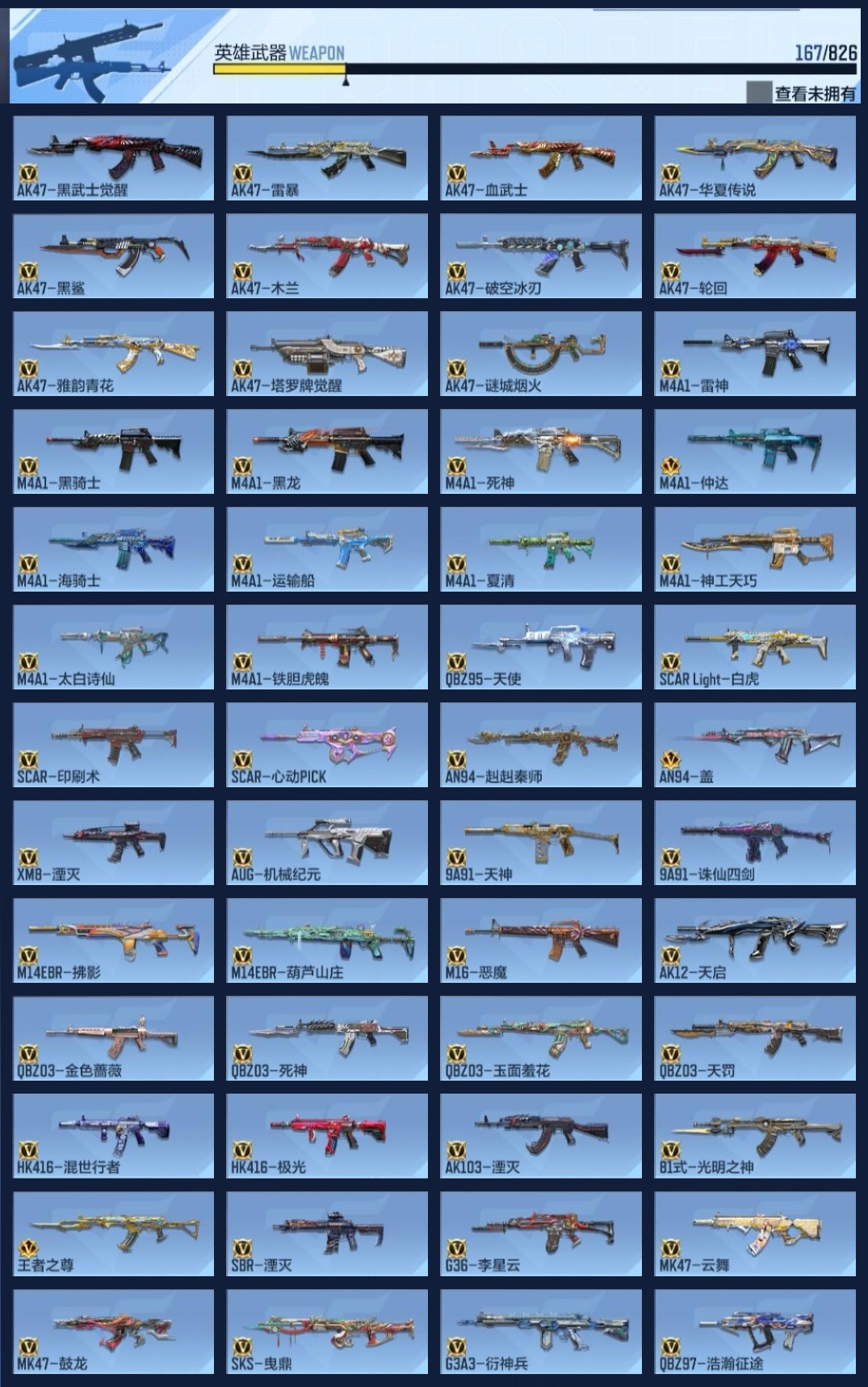 CFMZJY47359枪战王者账号详情图7