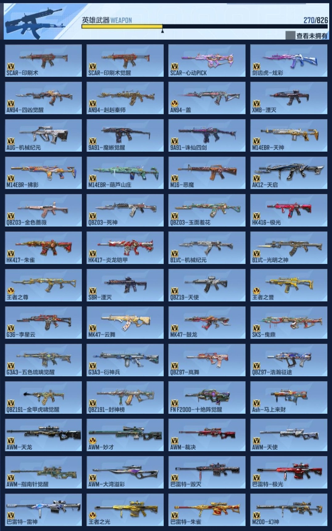 CFMZJY47916枪战王者账号详情图11