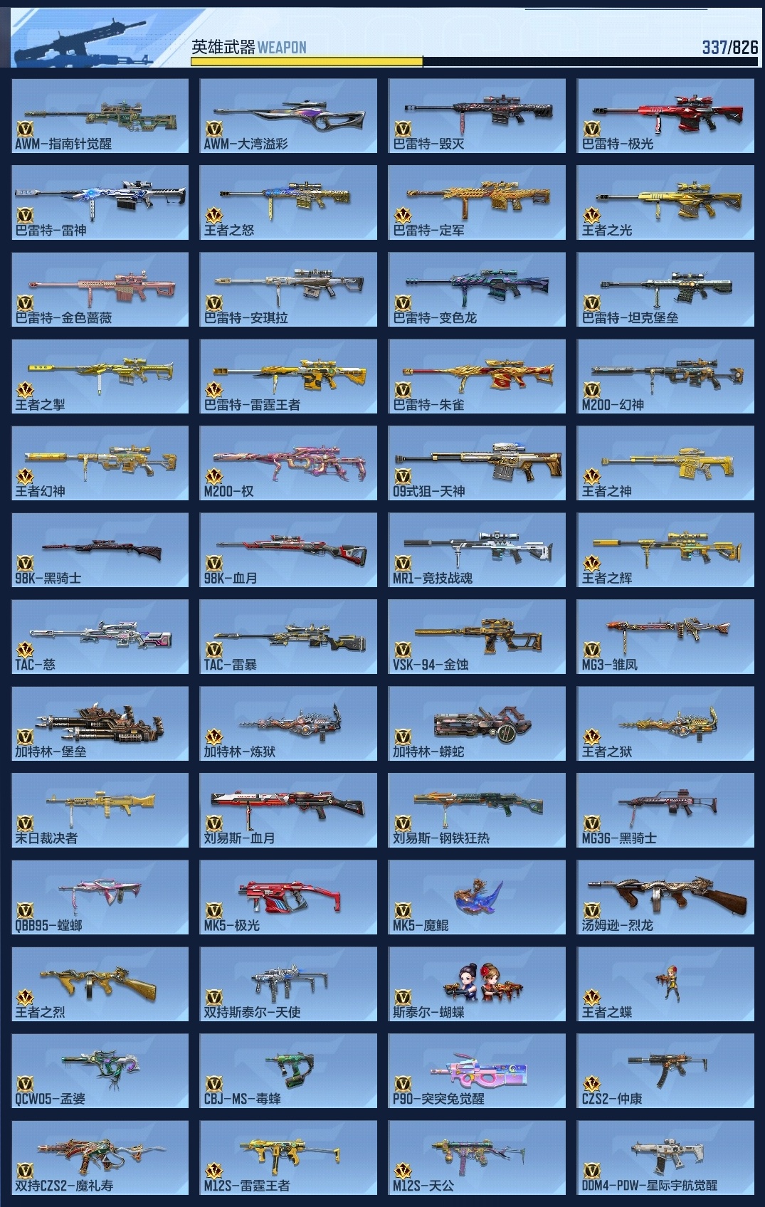 CFMZJY48419枪战王者账号详情图22