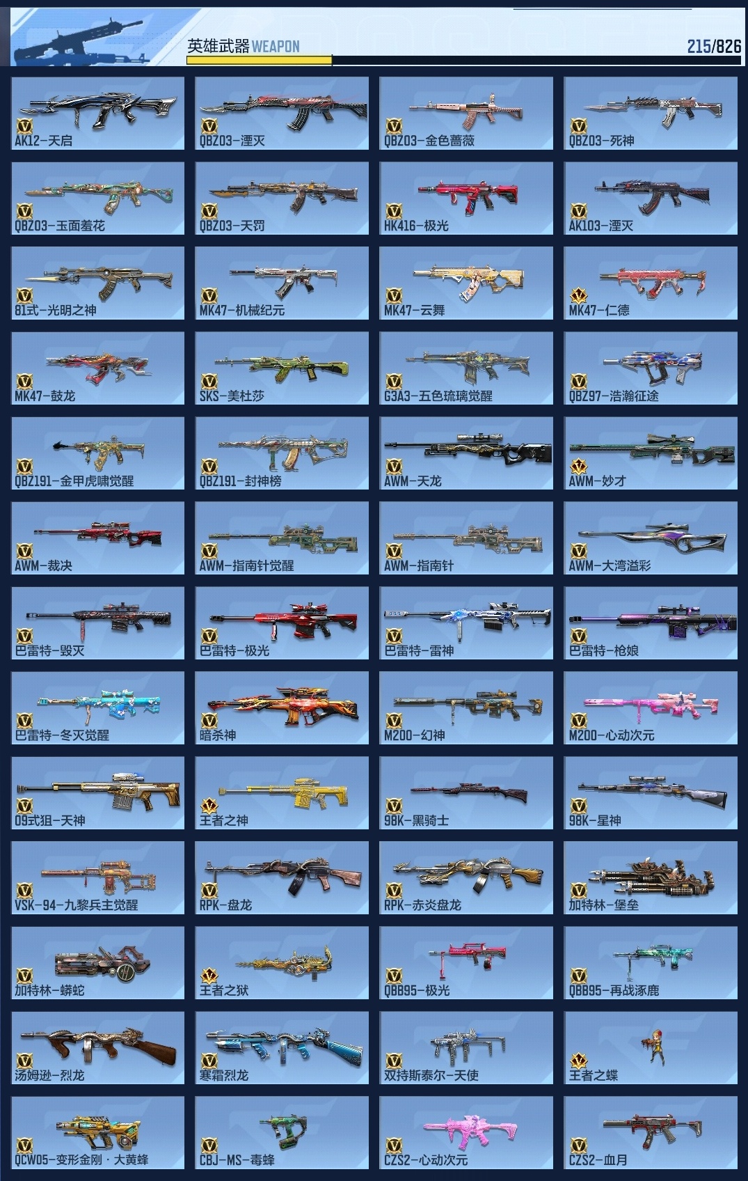 CFMZJY48909枪战王者账号详情图17