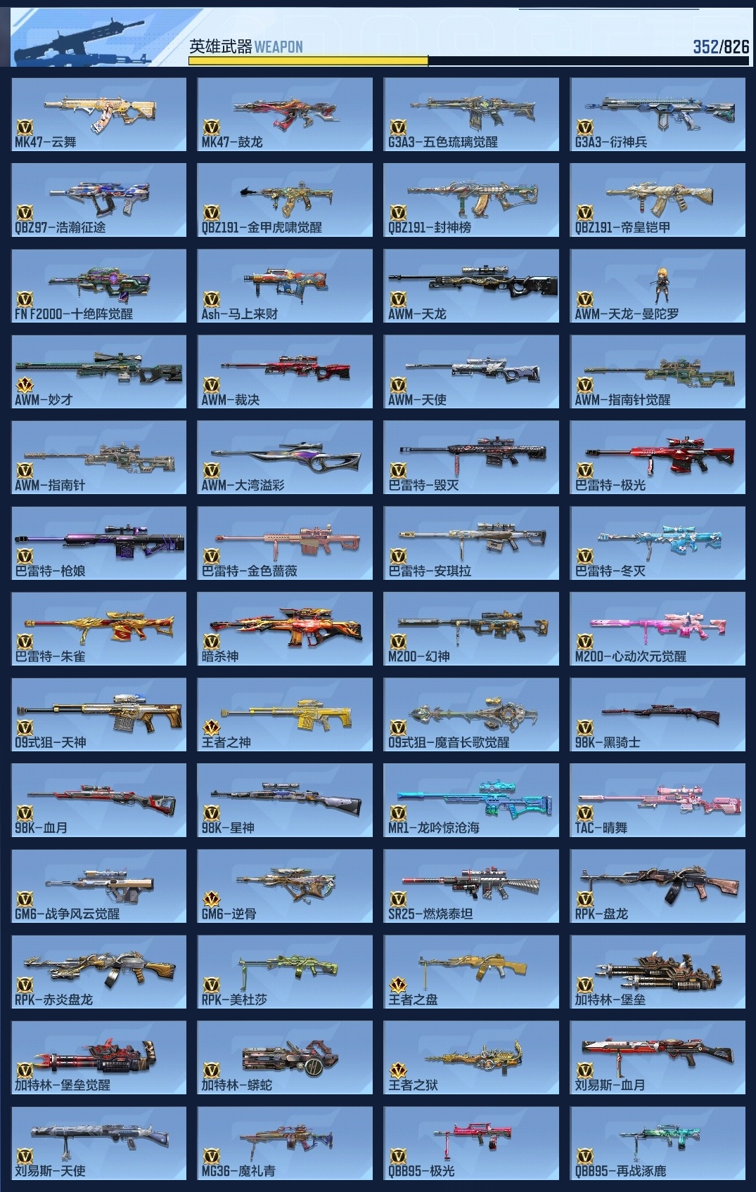 CFMZJY48954枪战王者账号详情图28