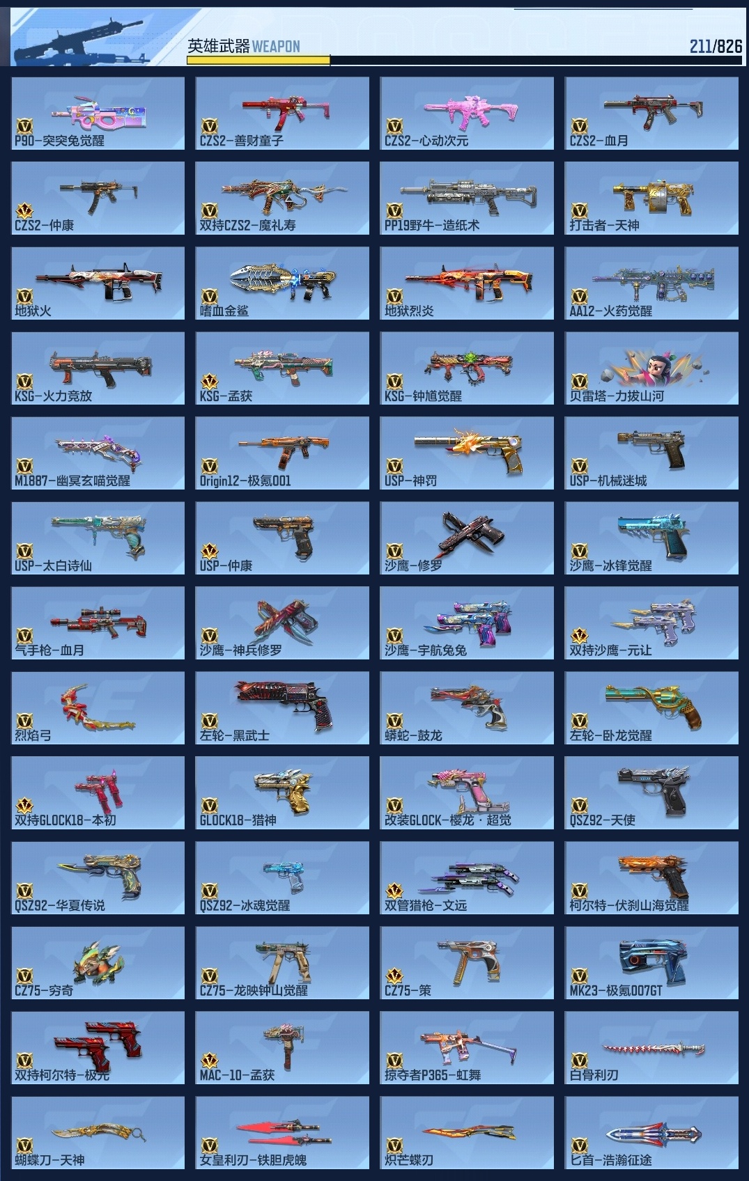 CFMZJY48575枪战王者账号详情图19