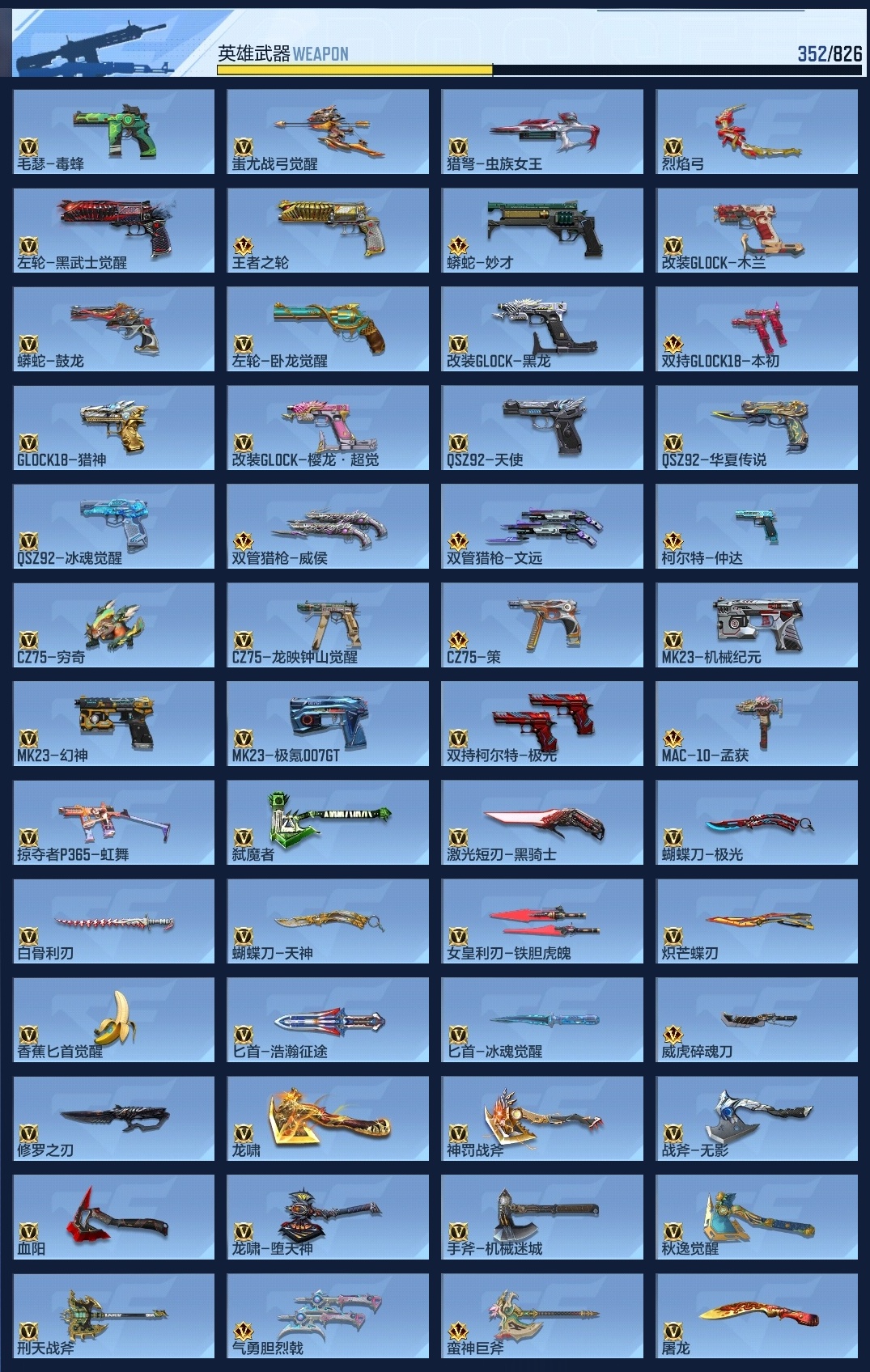 CFMZJY48954枪战王者账号详情图30