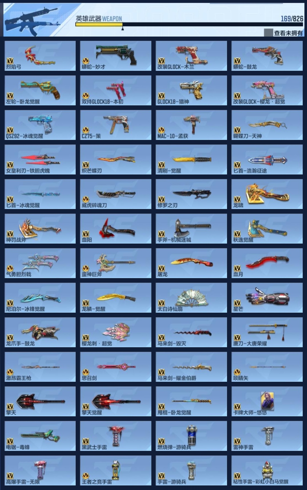 CFMZJY49228枪战王者账号详情图9