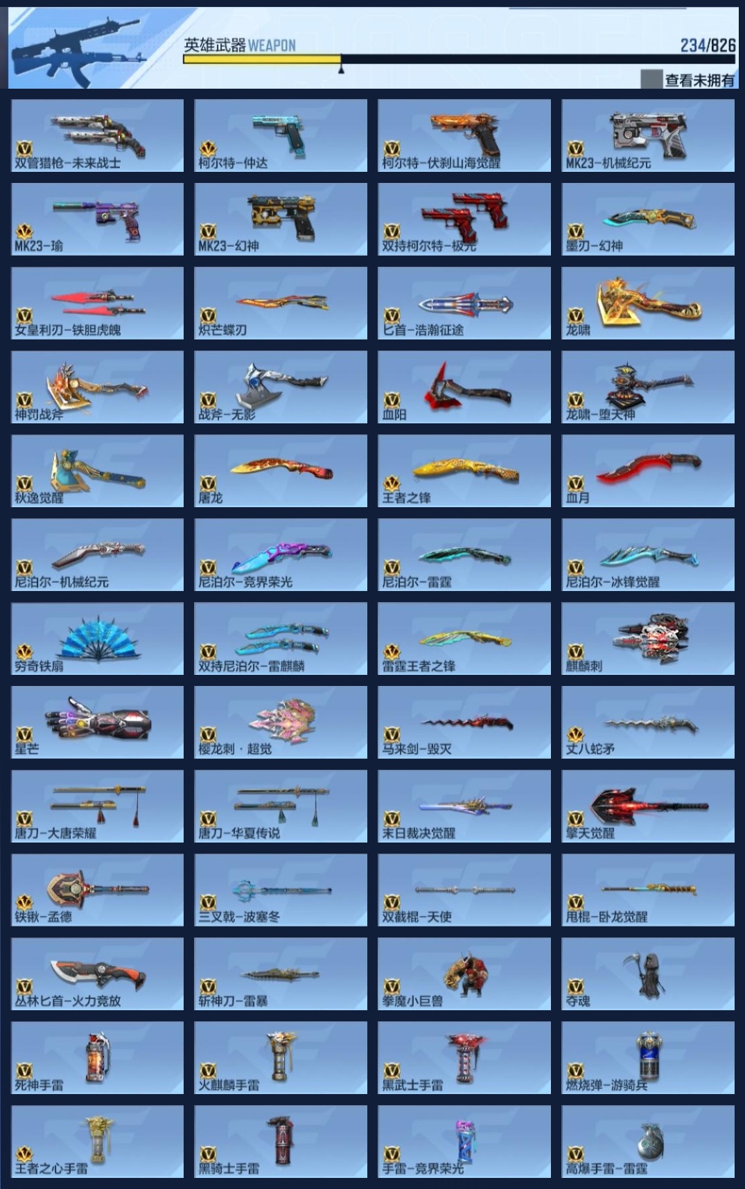 CFMZJY49304枪战王者账号详情图13