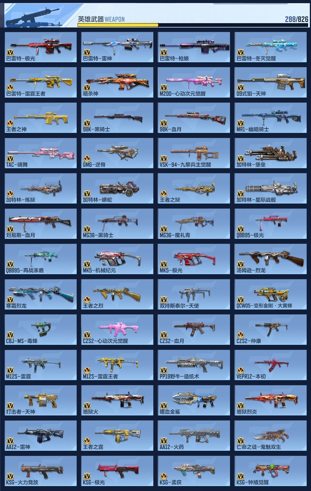 CFMZJY49307枪战王者账号详情图21