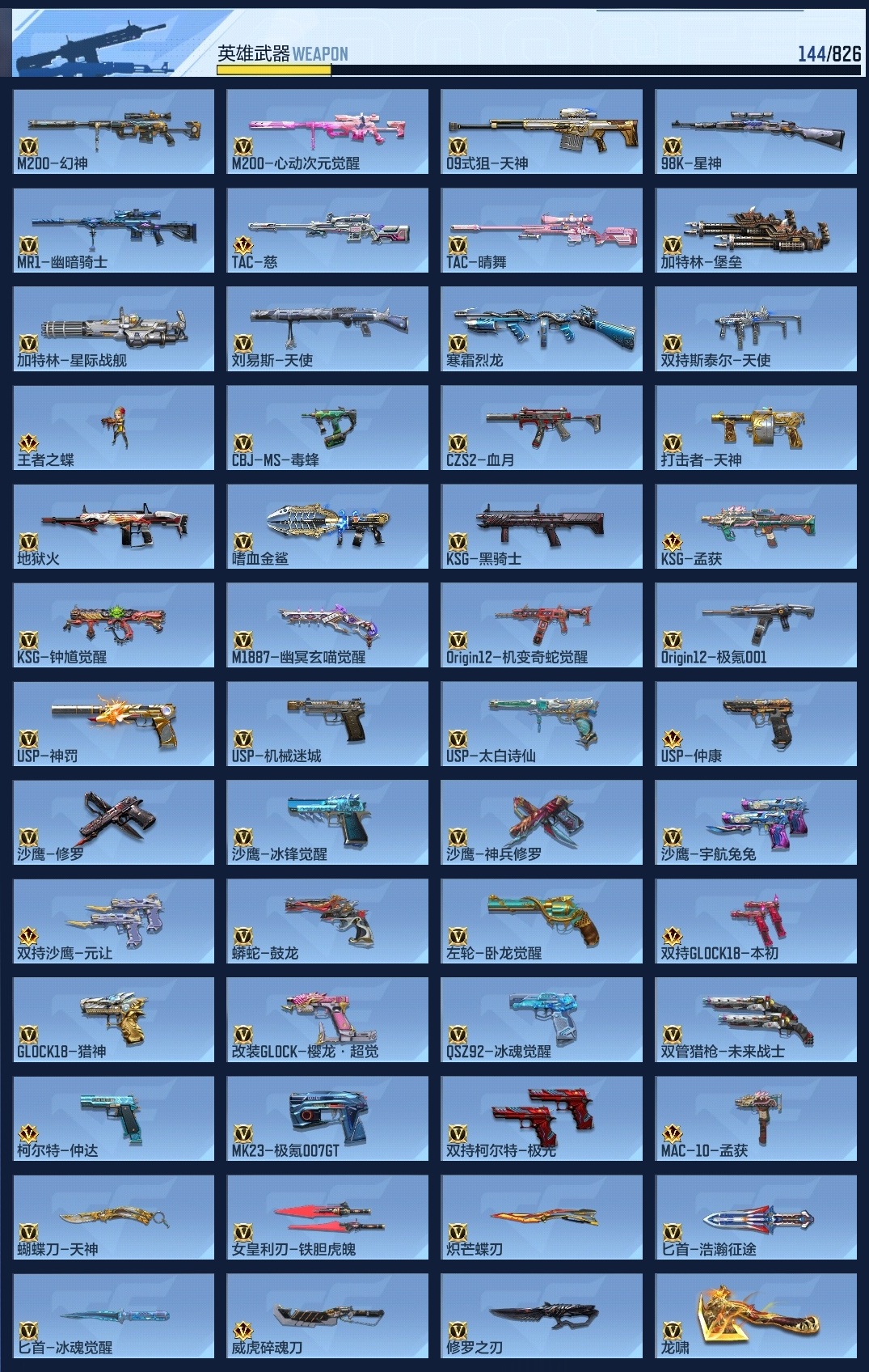 CFMZJY48907枪战王者账号详情图13